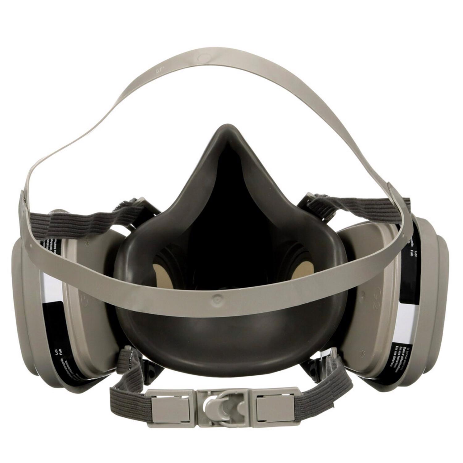 3M P95 Paint Project Half Face Respirator 6000-Series Valved Black L 1 pk