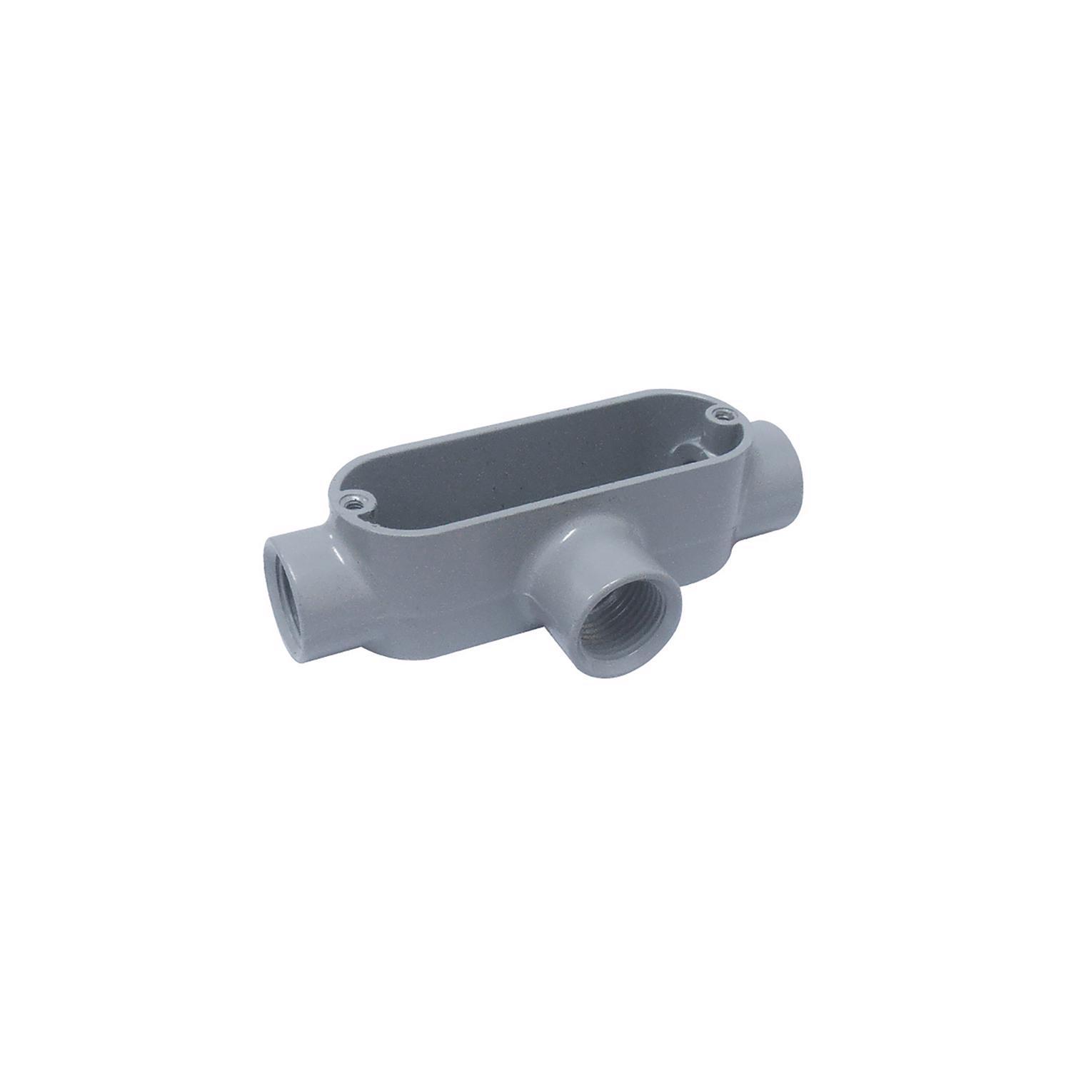 Sigma Engineered Solutions ProConnex 1/2 in. D Die-Cast Aluminum Conduit Body For Rigid 1 pk