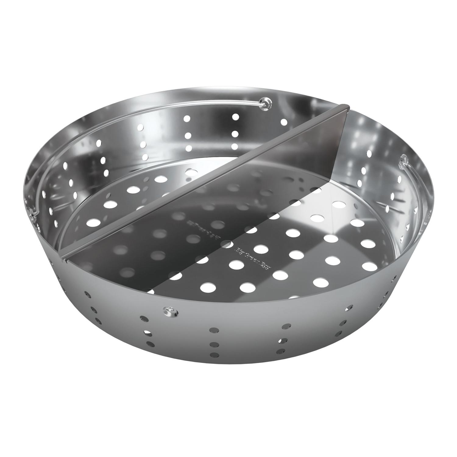 Big Green Egg Stainless Steel Fire Bowl 19 in. L X 19 in. W For Big Green Egg XLarge Egg