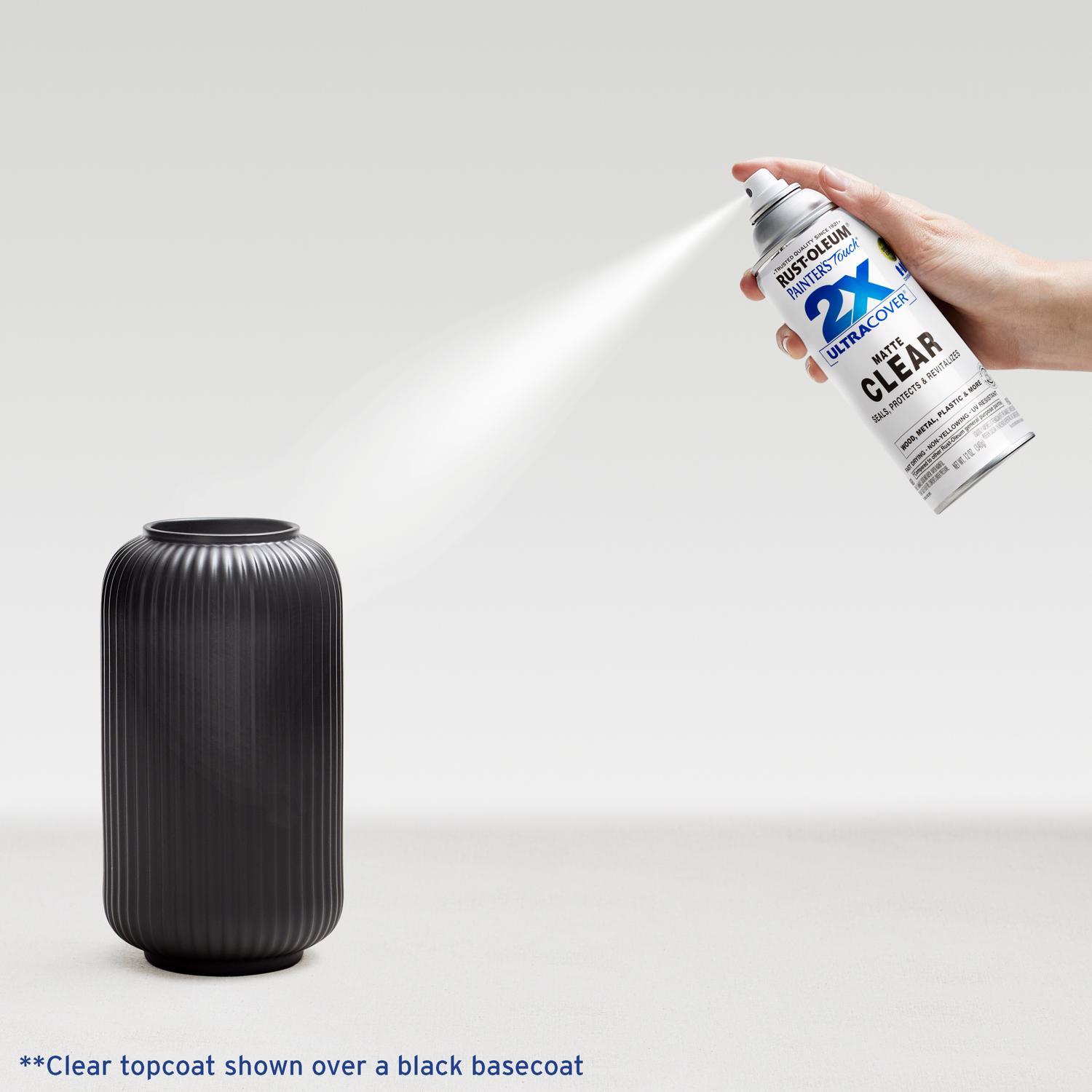 Rust-Oleum Painter's Touch 2X Ultra Cover Matte Clear Acrylic Coating Spray Paint 12 oz