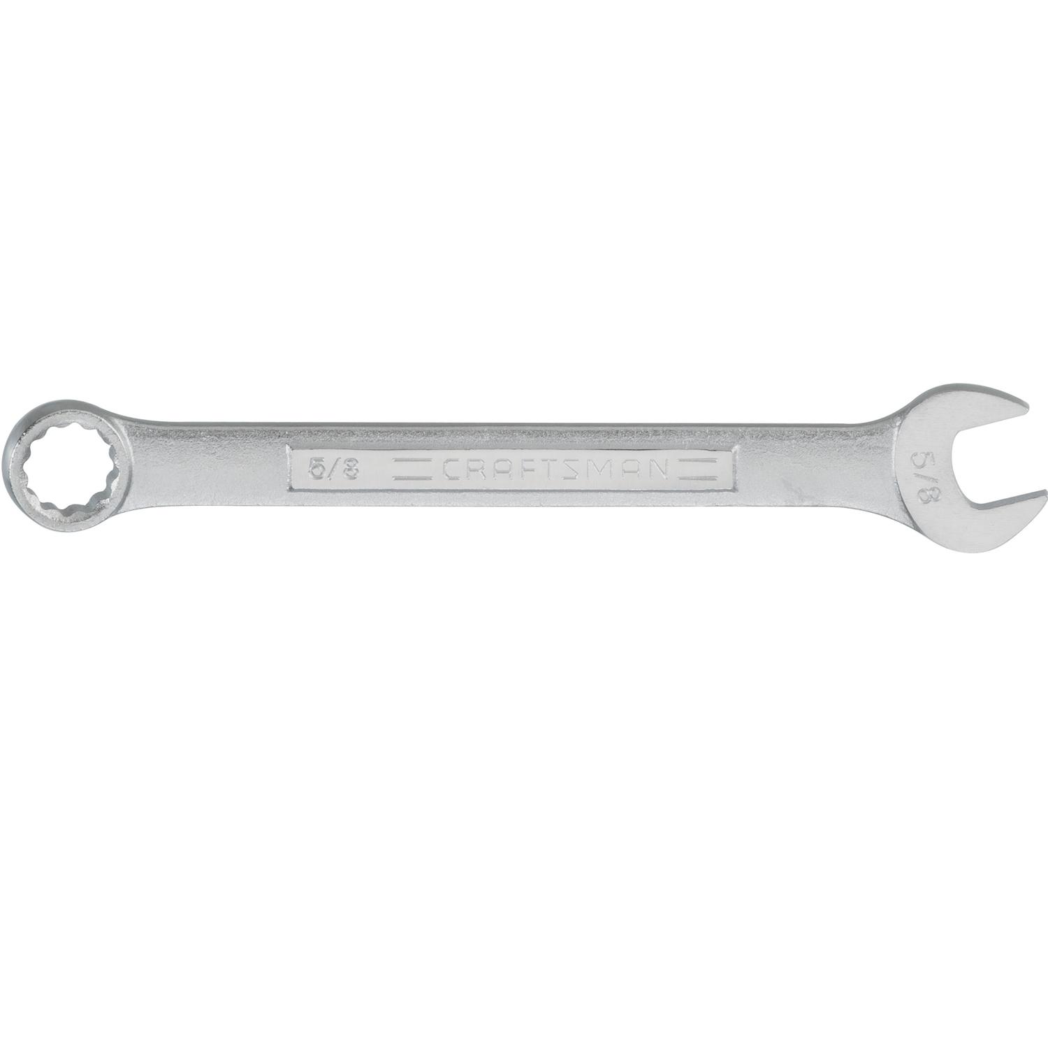 CRAFTSMAN 5/8 in. X 5/8 in. 12 Point SAE Combination Wrench 8 in. L 1 pc