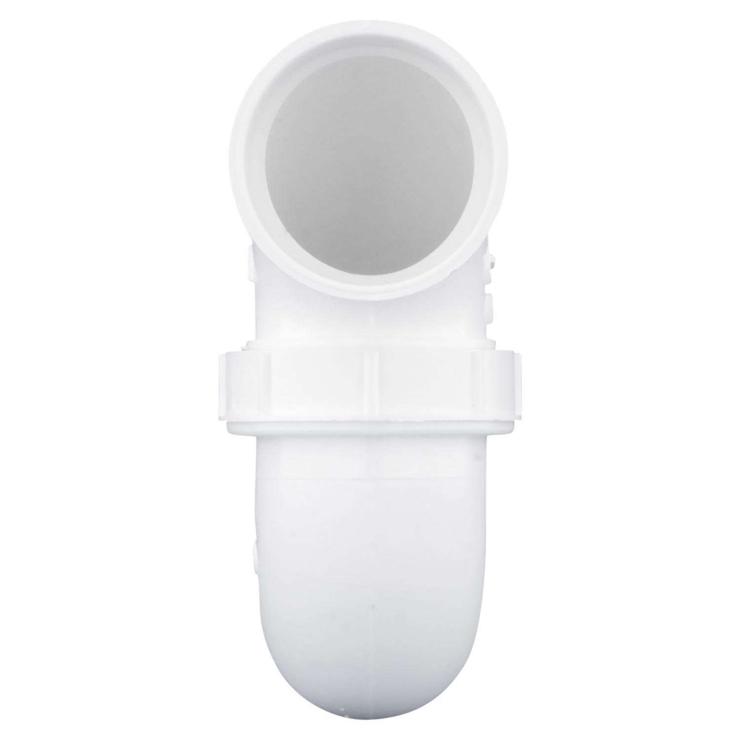 Charlotte Pipe Schedule 40 2 in. Hub X 2 in. D Hub PVC P-Trap with Union 1 pk