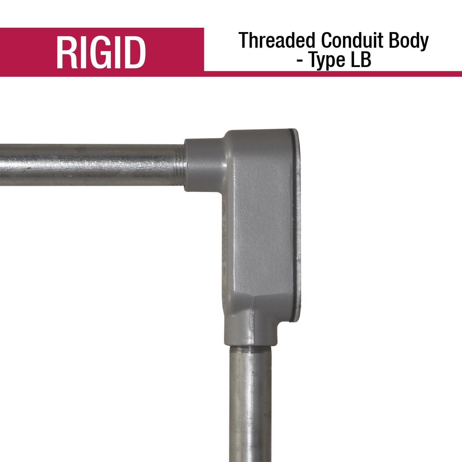 Sigma Engineered Solutions ProConnex 1-1/4 in. D Die-Cast Aluminum Conduit Body For Rigid 1 pk