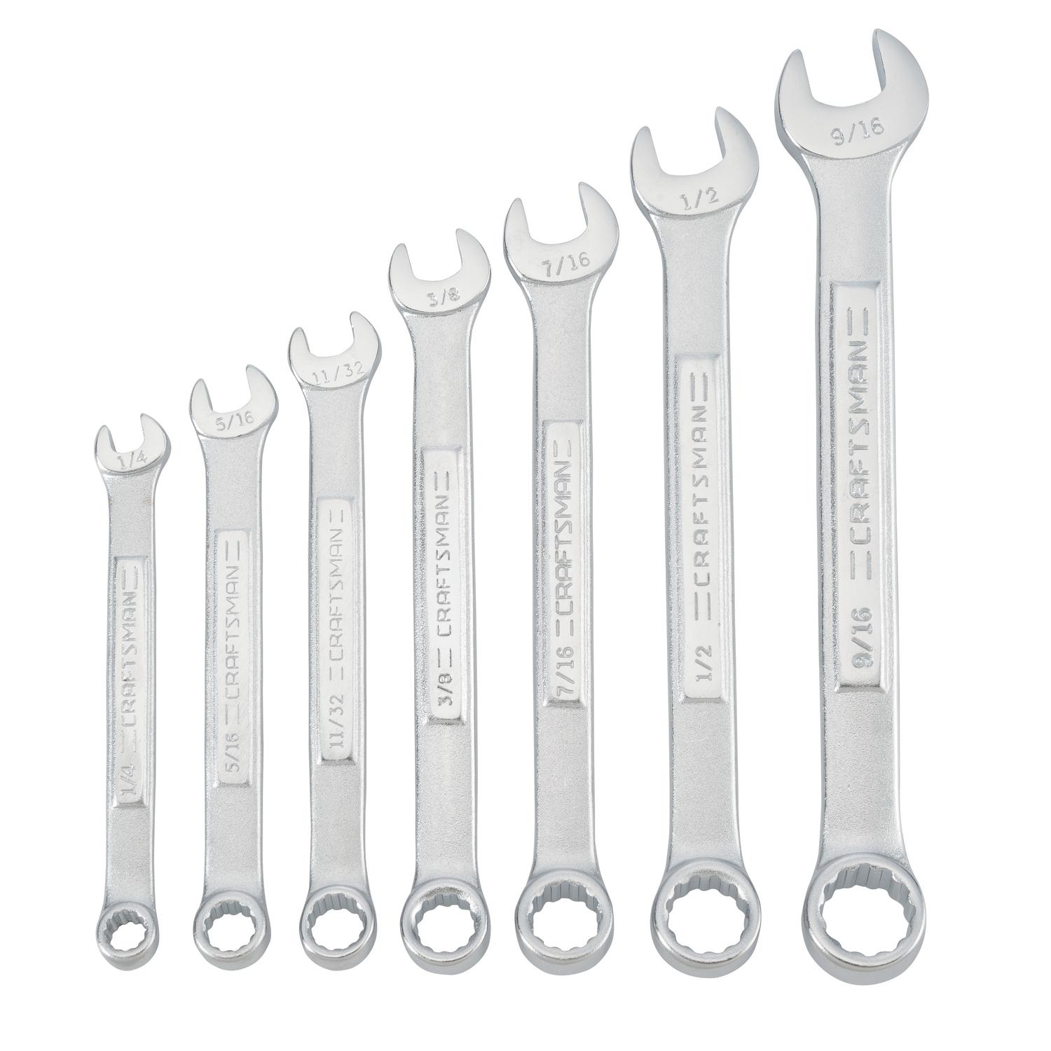 CRAFTSMAN 12 Point SAE Wrench Set 7 pc