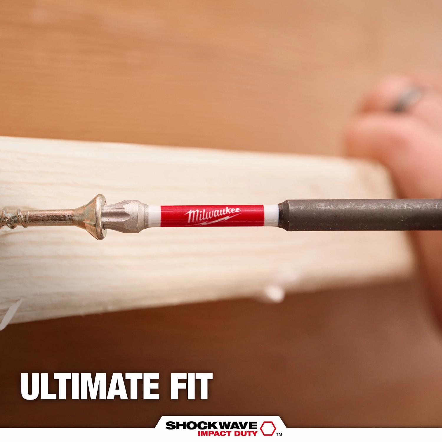 Milwaukee Shockwave Torx T40 X 2 in. L Impact Power Bit Steel 1 pc