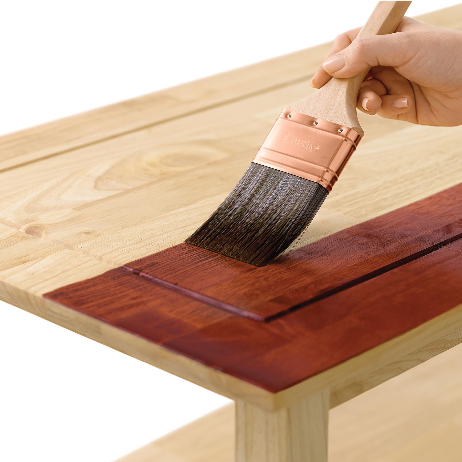 Minwax Wood Finish Semi-Transparent Sedona Red Oil-Based Penetrating Wood Stain 1/2 pt