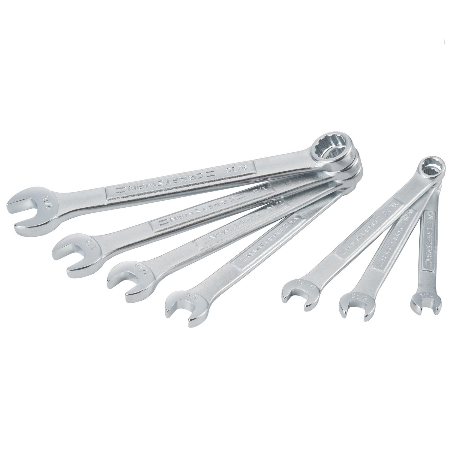 CRAFTSMAN 12 Point SAE Wrench Set 7 pc