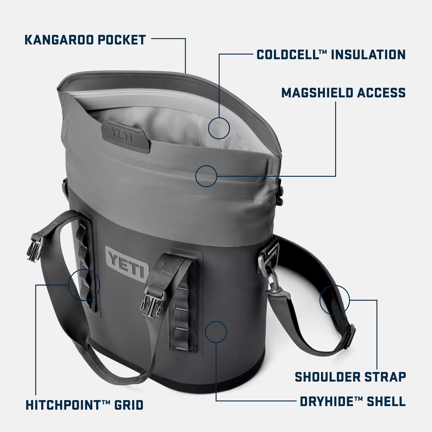 YETI Hopper M15 Charcoal 32 cans Cooler Bag