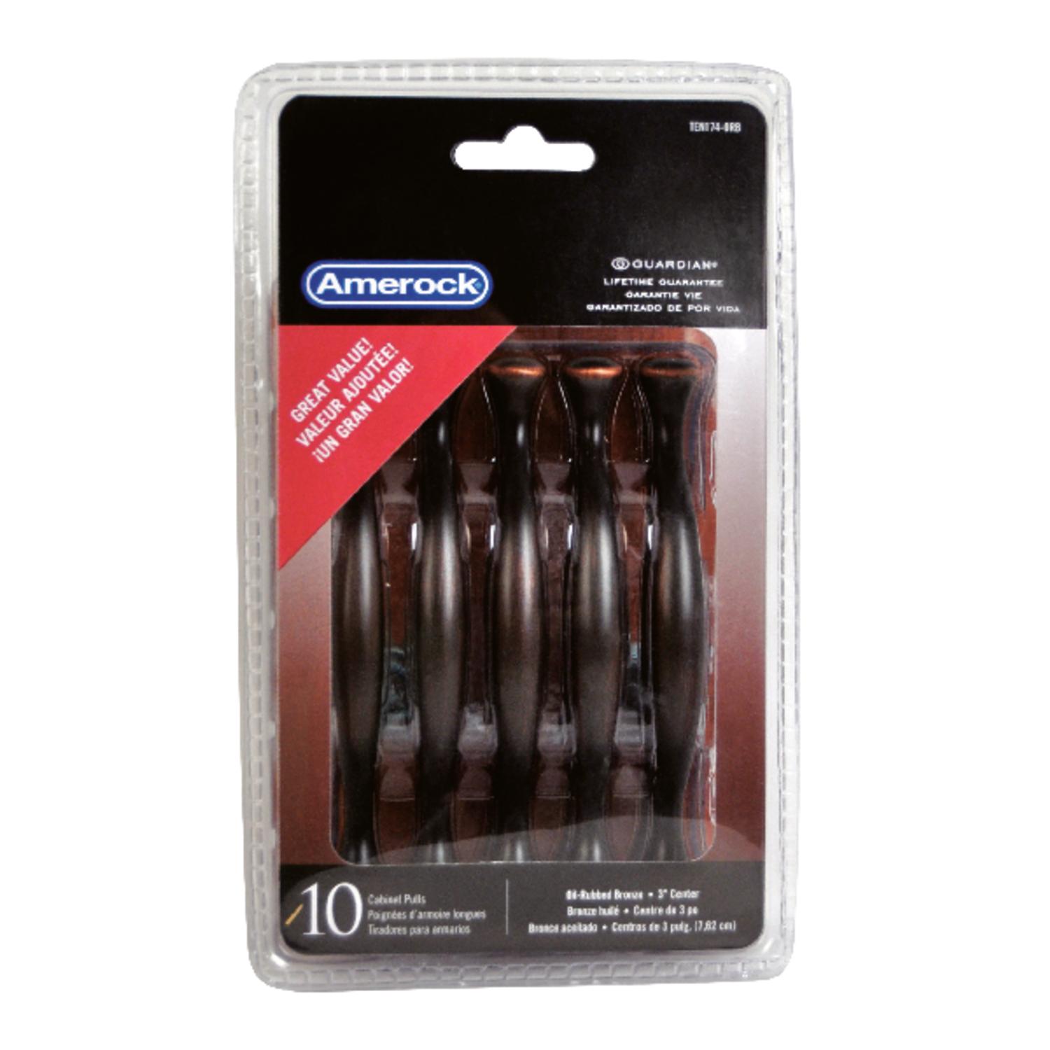 Amerock Allison Traditional Arch Cabinet Pull 3 in. Oil Rubbed Bronze Brown 10 pk