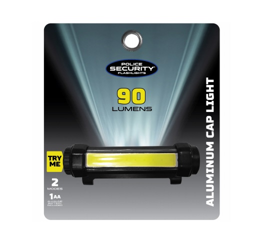 Police Security Light Cap Flashlight, High/Low Mode