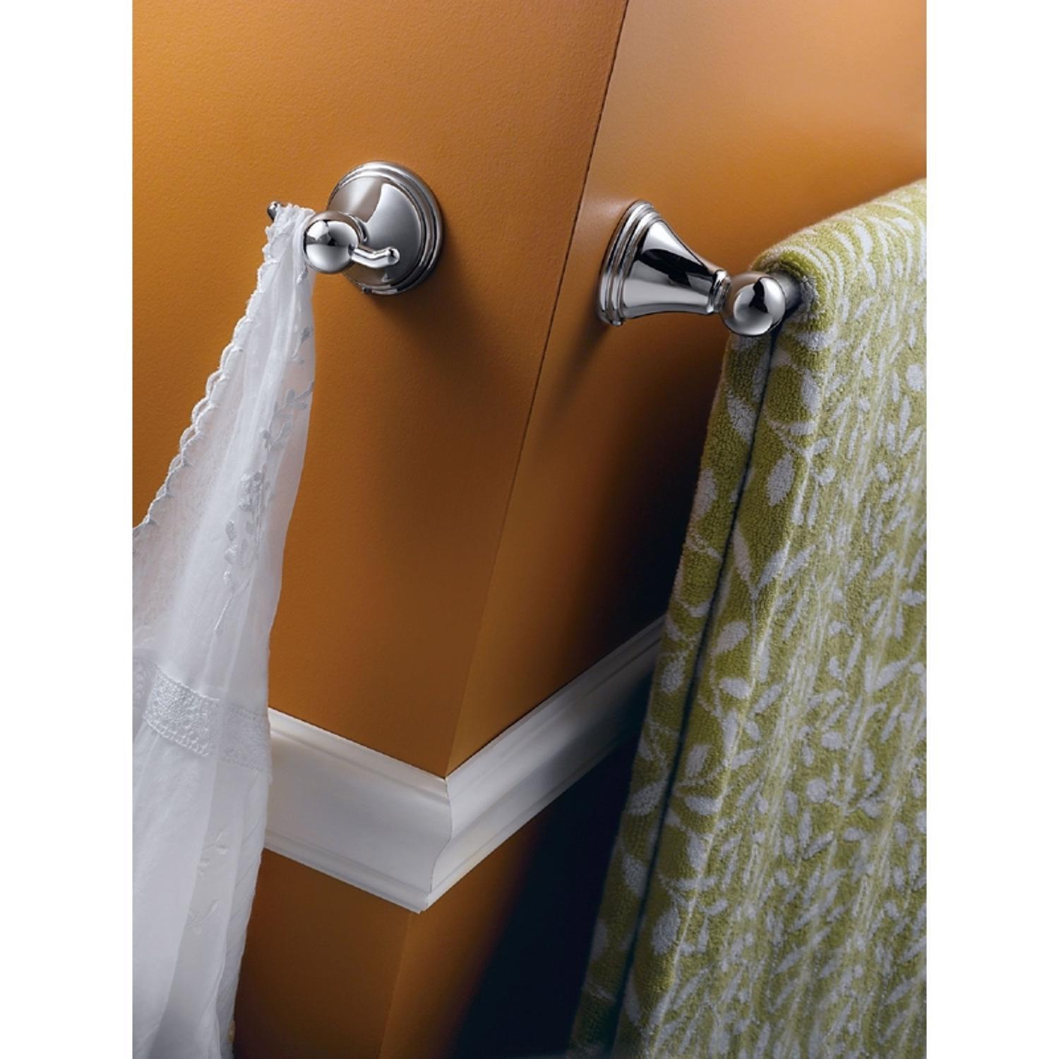 Moen Preston 2.25 in. H X 2.5 in. W X 2.38 in. L Chrome Silver Robe Hook