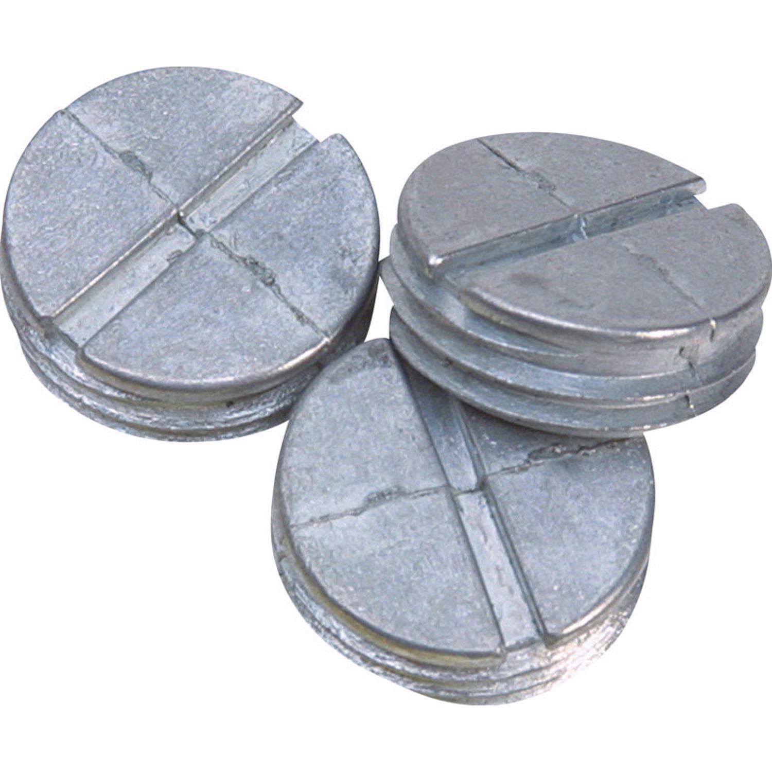 Sigma Engineered Solutions Round Die-Cast Zinc 0.75 in. H X 1/2 in. W Closure Plug