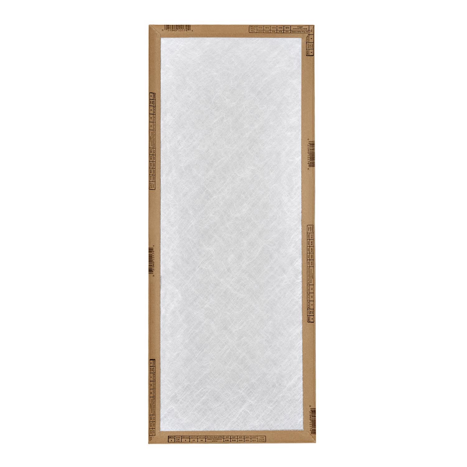 AAF Flanders EZ Flow II 12 in. W X 30 in. H X 1 in. D Fiberglass 1 MERV Air Filter 1 pk