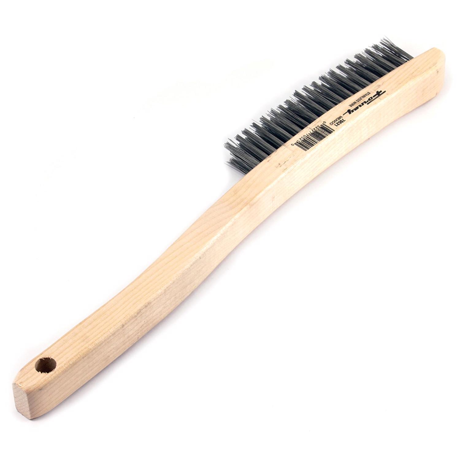 Forney 13-3/4 in. L X 2.25 in. W Scratch Brush Stainless Steel 1 pc