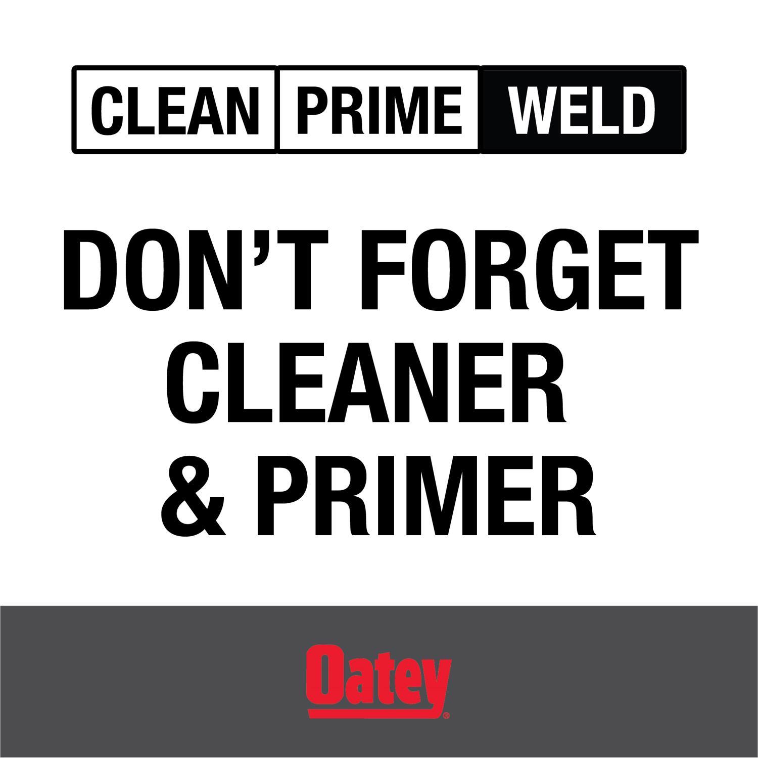 Oatey Clear Cement For PVC 4 oz