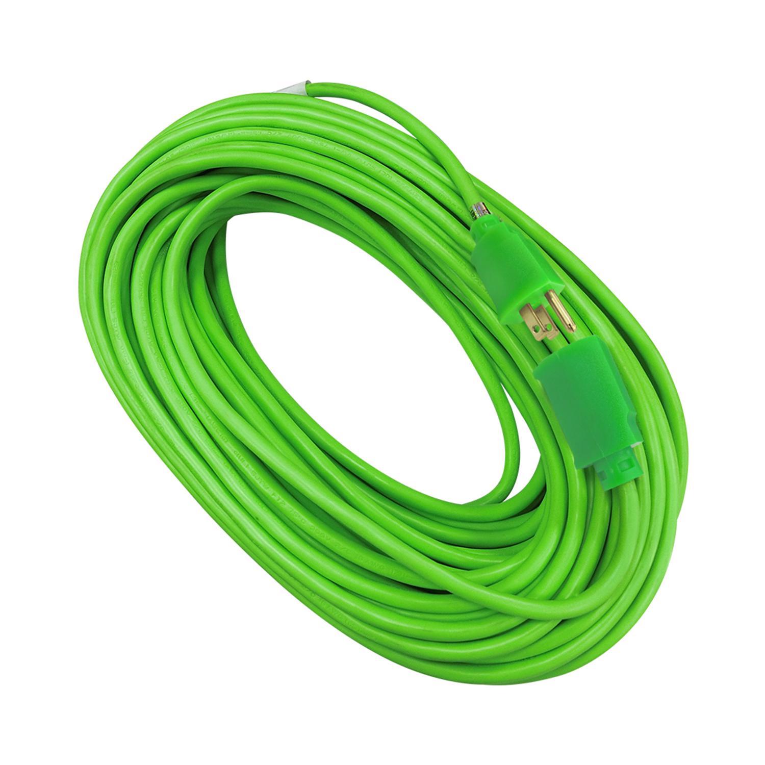 Ace Outdoor 80 ft. L Neon Green Extension Cord 12/3 SJTW