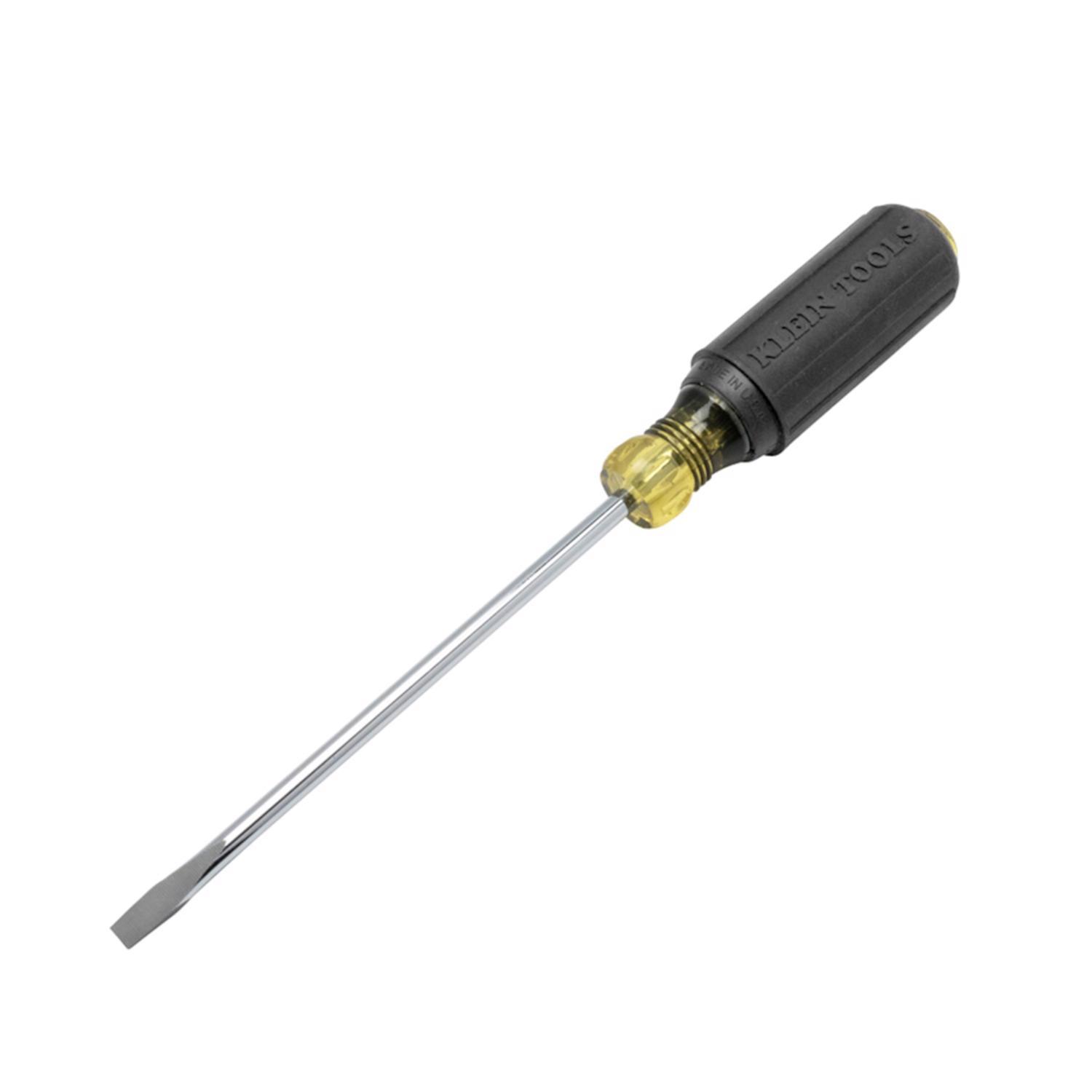 Klein Tools Cushion-Grip 6 in. L Cabinet Cabinet Screwdriver 1 pc