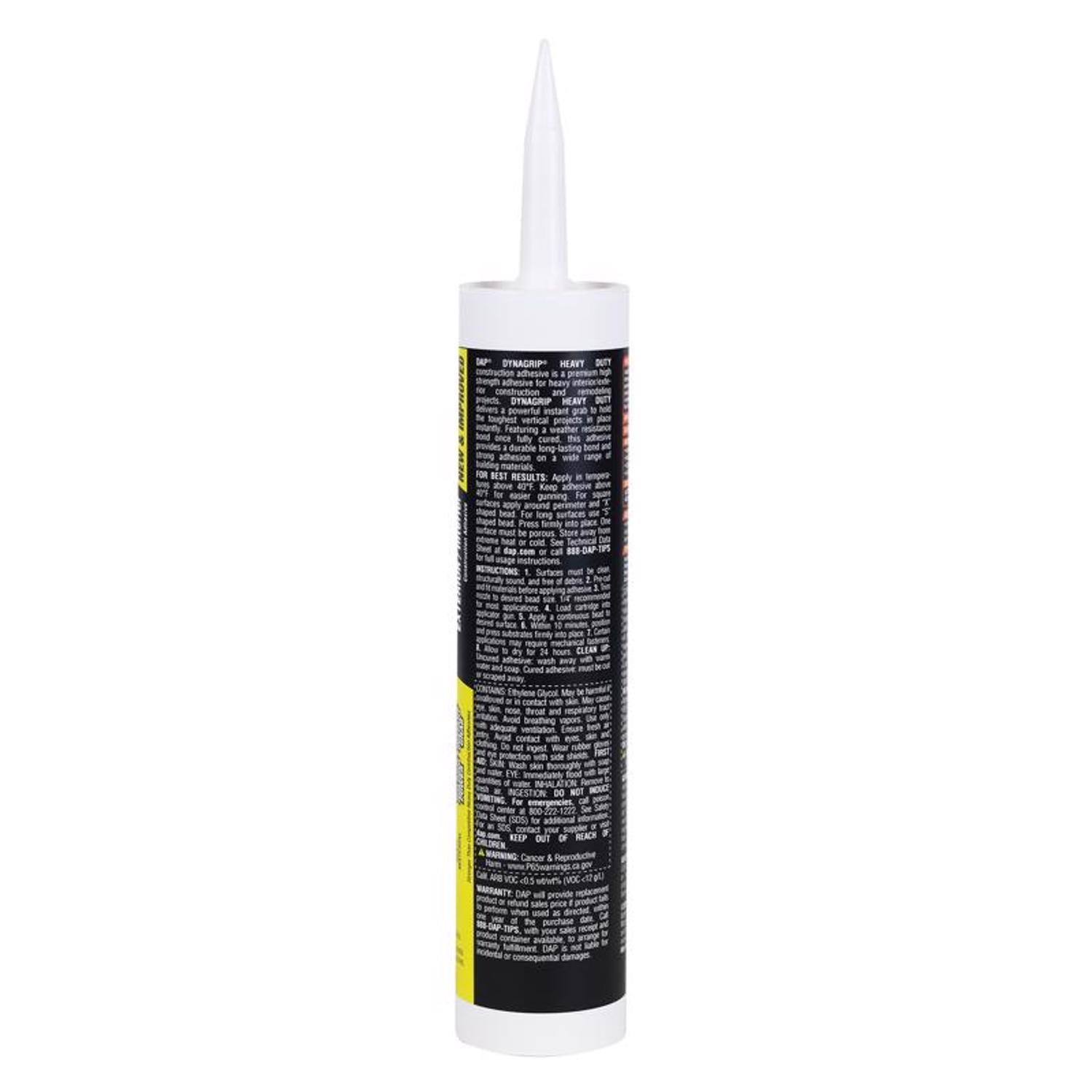 DAP DynaGrip Construction Adhesive 10 oz