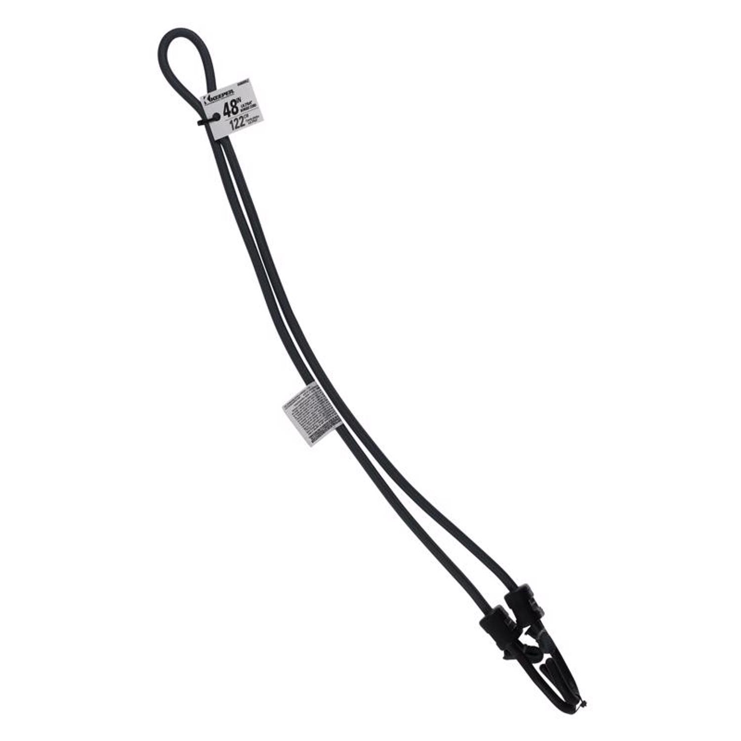 Keeper Gray Bungee Cord 48 in. L X 0.374 in. 1 pk
