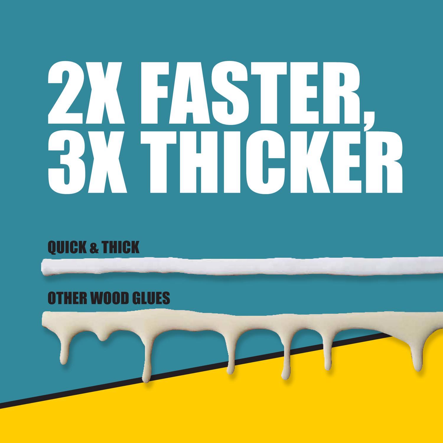 Titebond Quick & Thick High Strength White Glue 8 oz