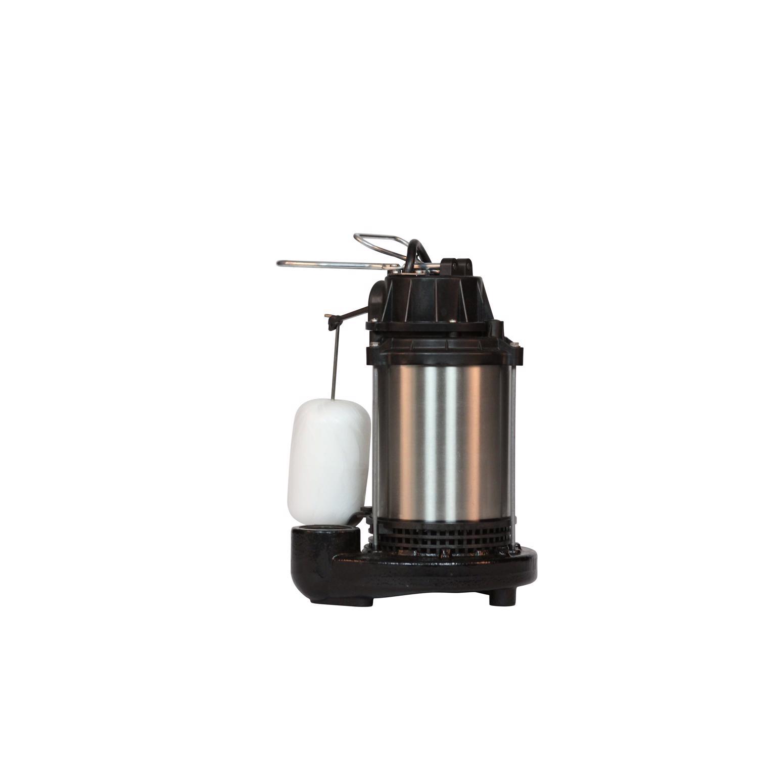 Wayne 3/4 HP 5490 gph Stainless Steel Vertical Float Switch AC Sump Pump 8 ft&sup3;