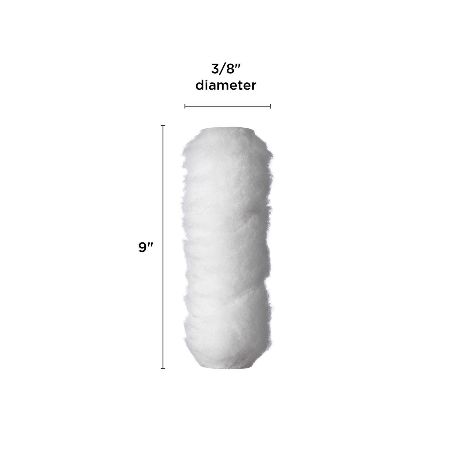 Wagner Smart Polyester 9 in. W X 3/8 in. Paint Roller Cover 1 pk