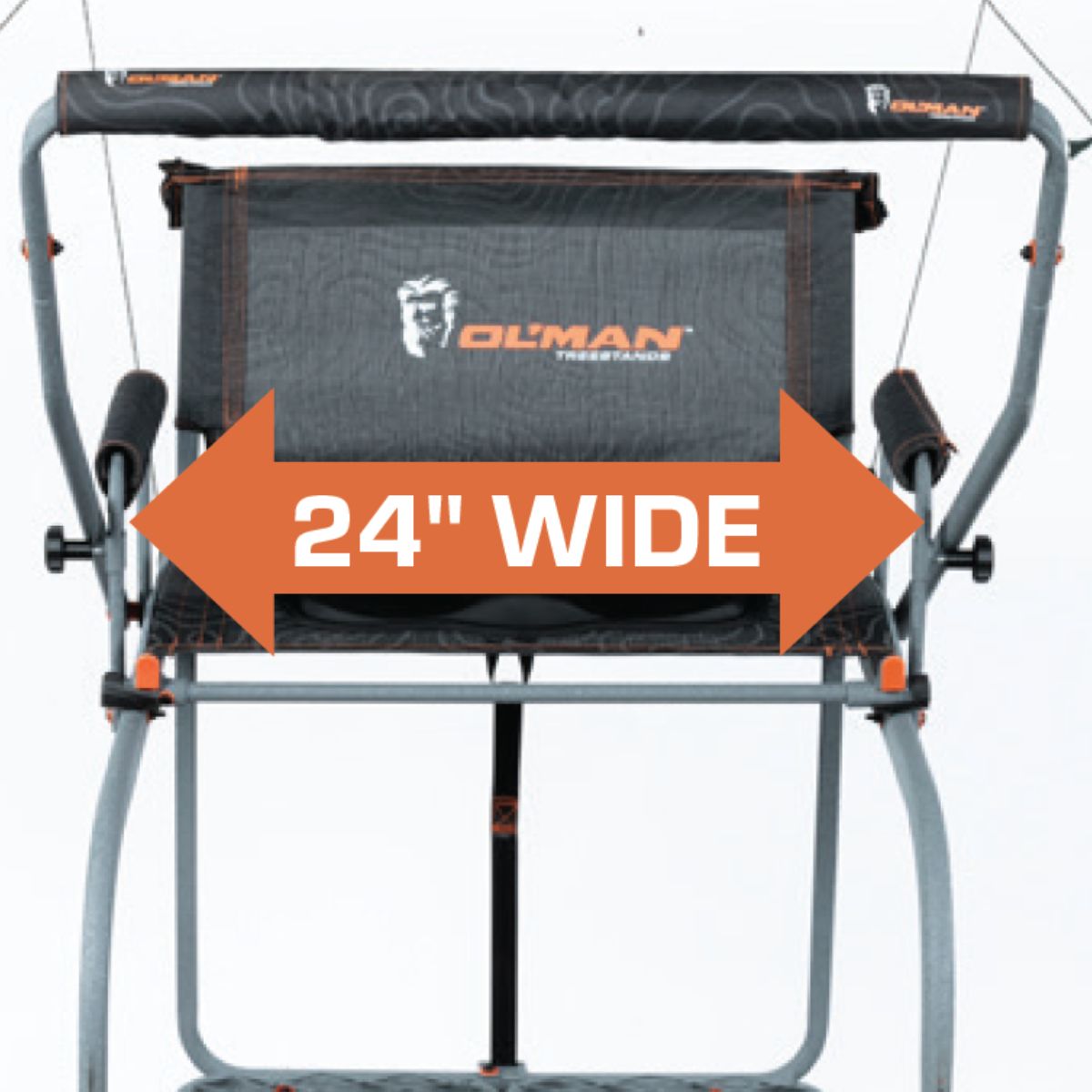 22 in.Big Daddy Extra Wide Jaw & Truss Ladder Stand