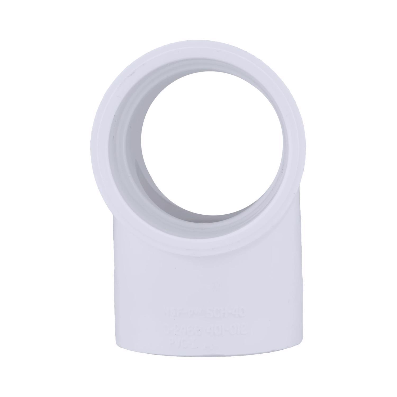 Charlotte Pipe Schedule 40 3/4 in. Slip X 3/4 in. D Slip PVC Tee 1 pk