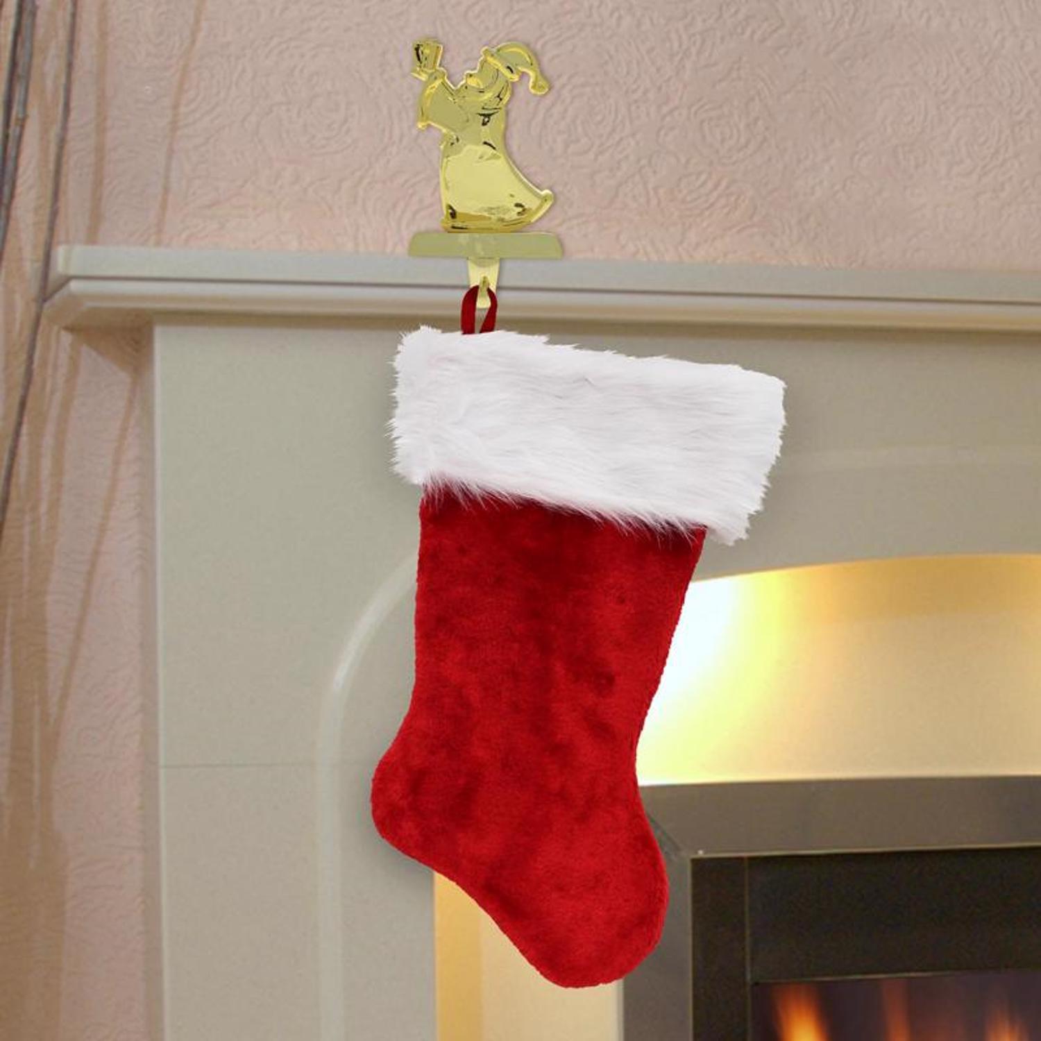 Dyno Red/White Santa Christmas Stocking 20 in.