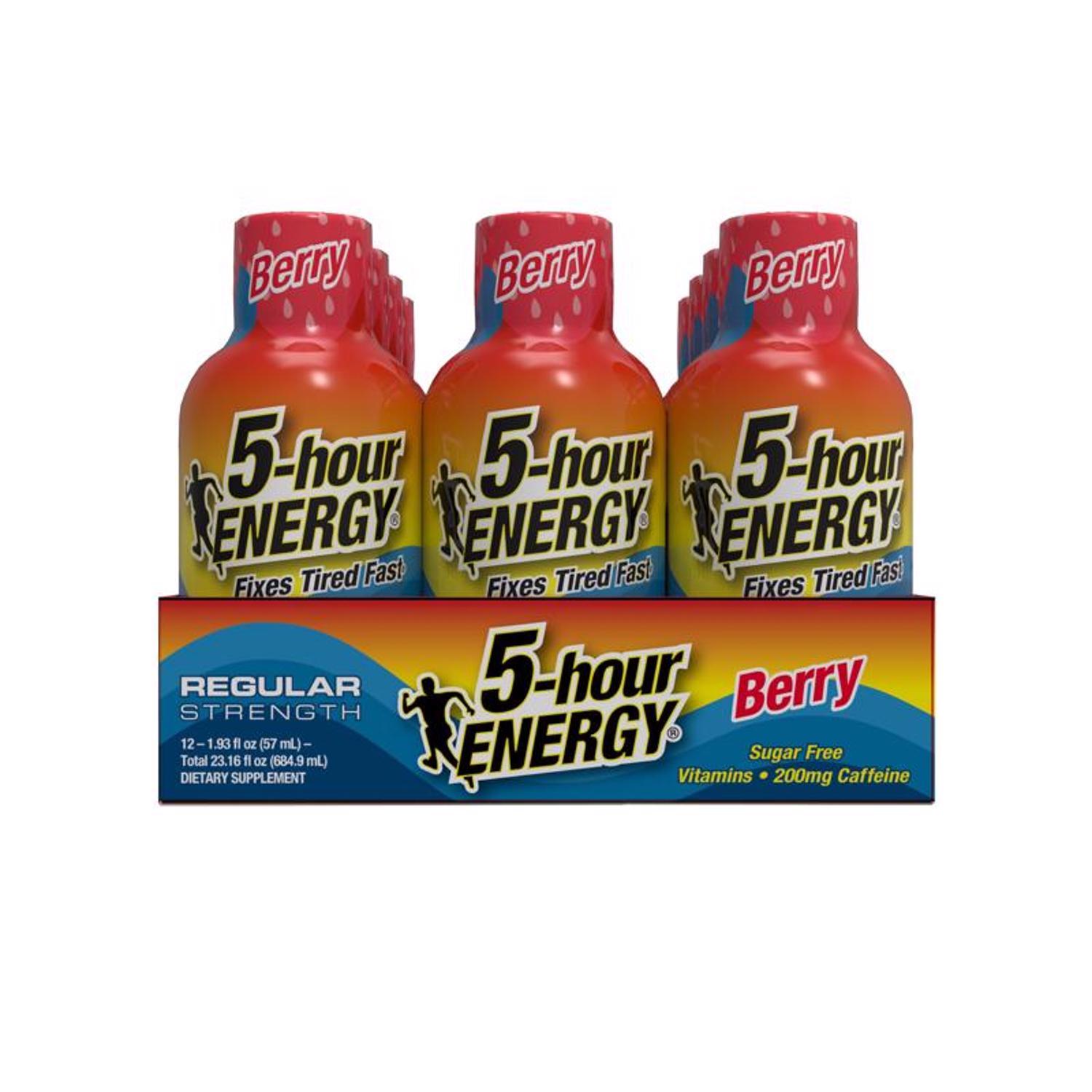 5-hour Energy RegularStrength Sugar Free Berry Energy Shot 1.93 fl. oz.