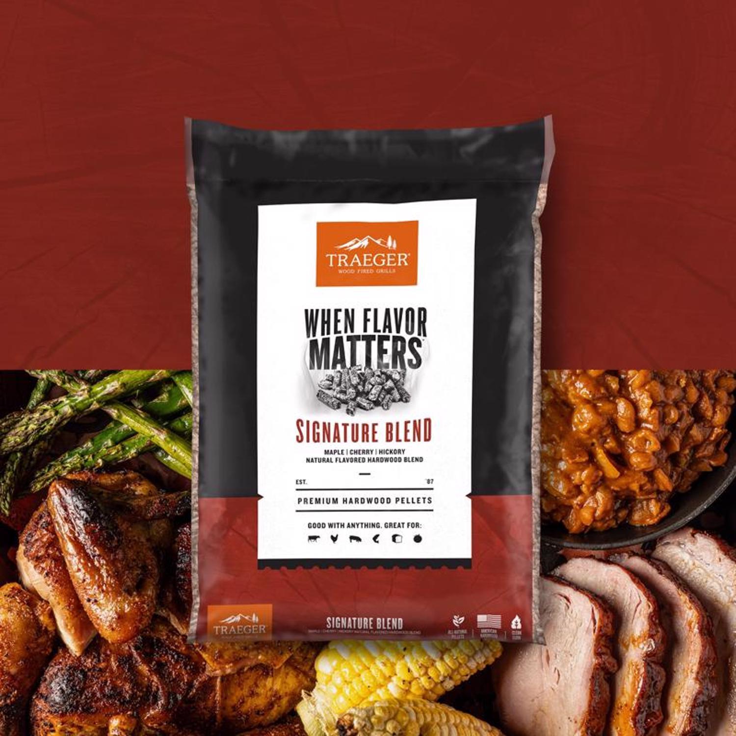 Traeger Signature Hardwood Pellets All Natural Maple/Cherry 20 lb