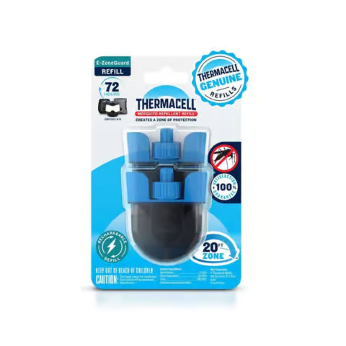 Thermacell E-Zone Guard Rechargeable Insect Repellent Refill For Mosquitoes 72-Hour Pack