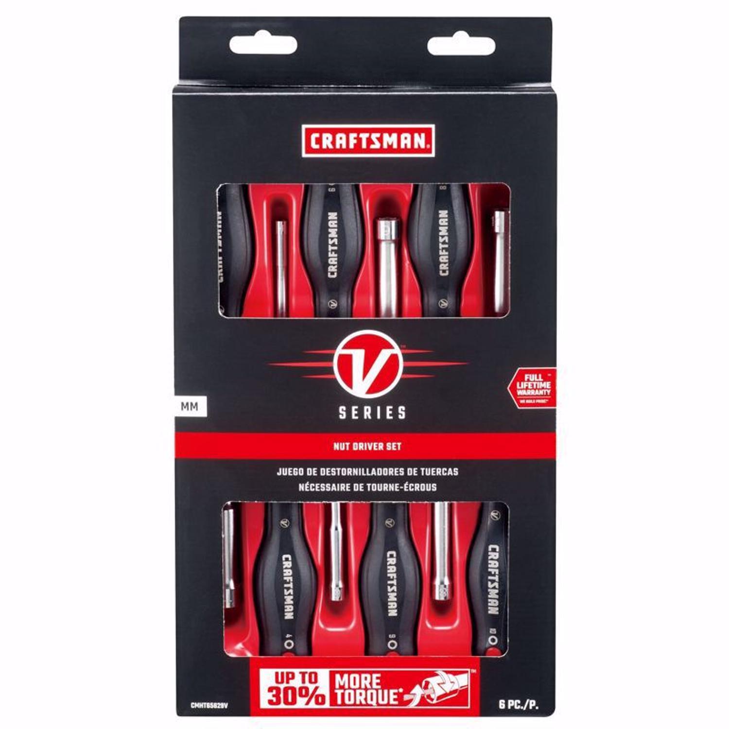 CRAFTSMAN V-Series Metric Nut Driver Set 6 pc
