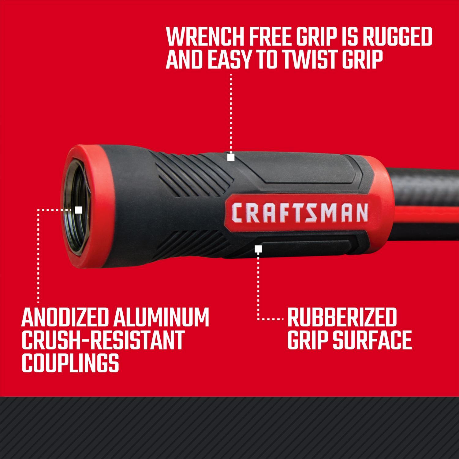 Craftsman 5/8 in. D X 100 ft. L Heavy Duty Professional Grade Garden Hose