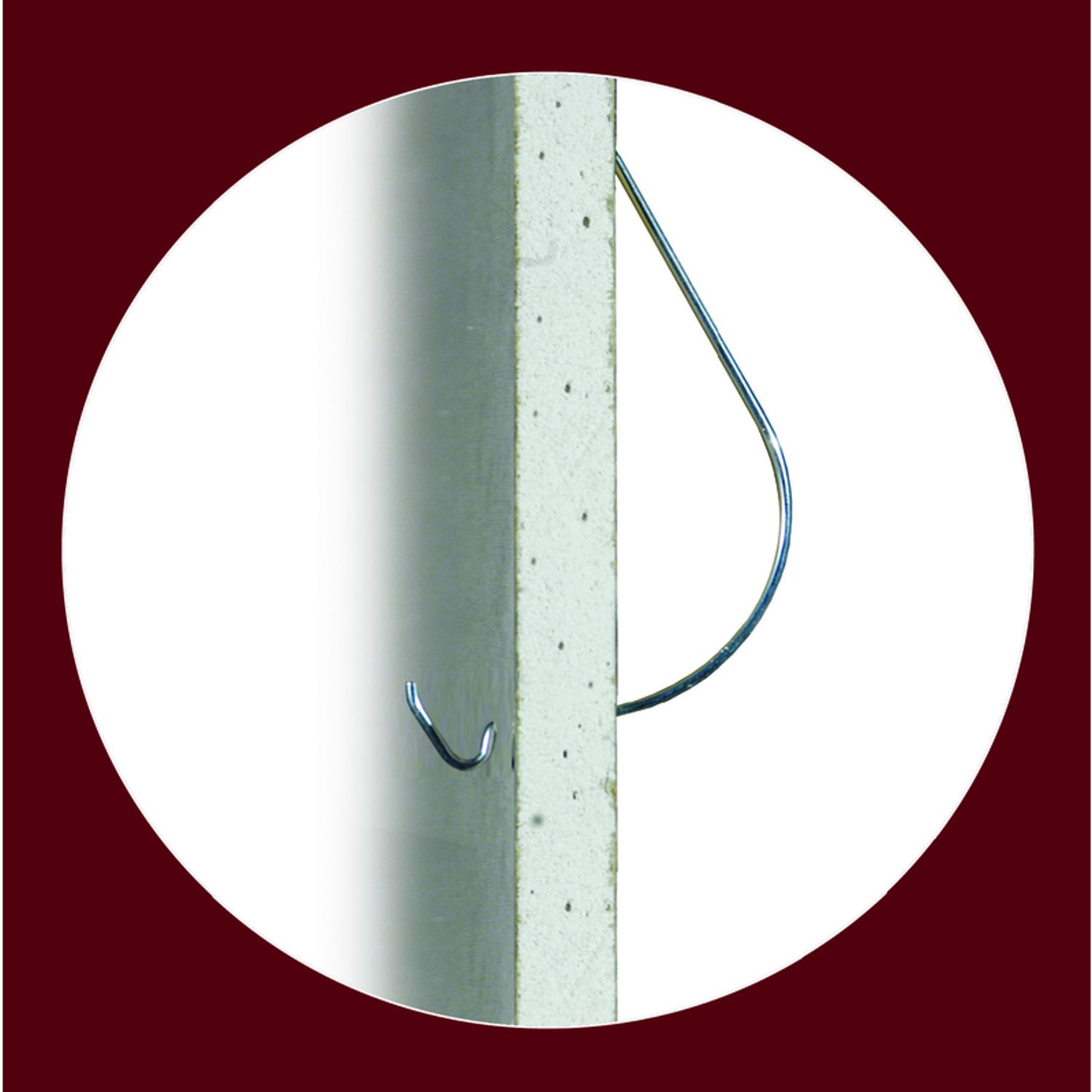 HILLMAN Value & Variety Pack Galvanized Silver Monkey Picture Hanging Set 40 lb 30 pk