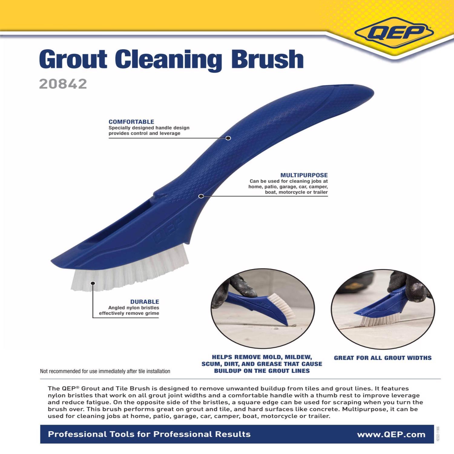 QEP 8 in. H X 1.8 in. W X 1 in. L Plastic Brush 1 pk