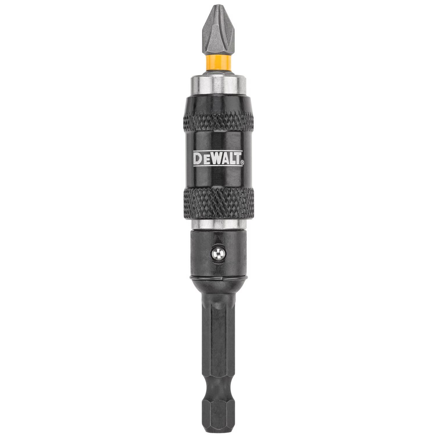 DeWalt Max Fit Phillips #2 Pivot Holder Bit and Holder Set S2 Tool Steel 2 pc