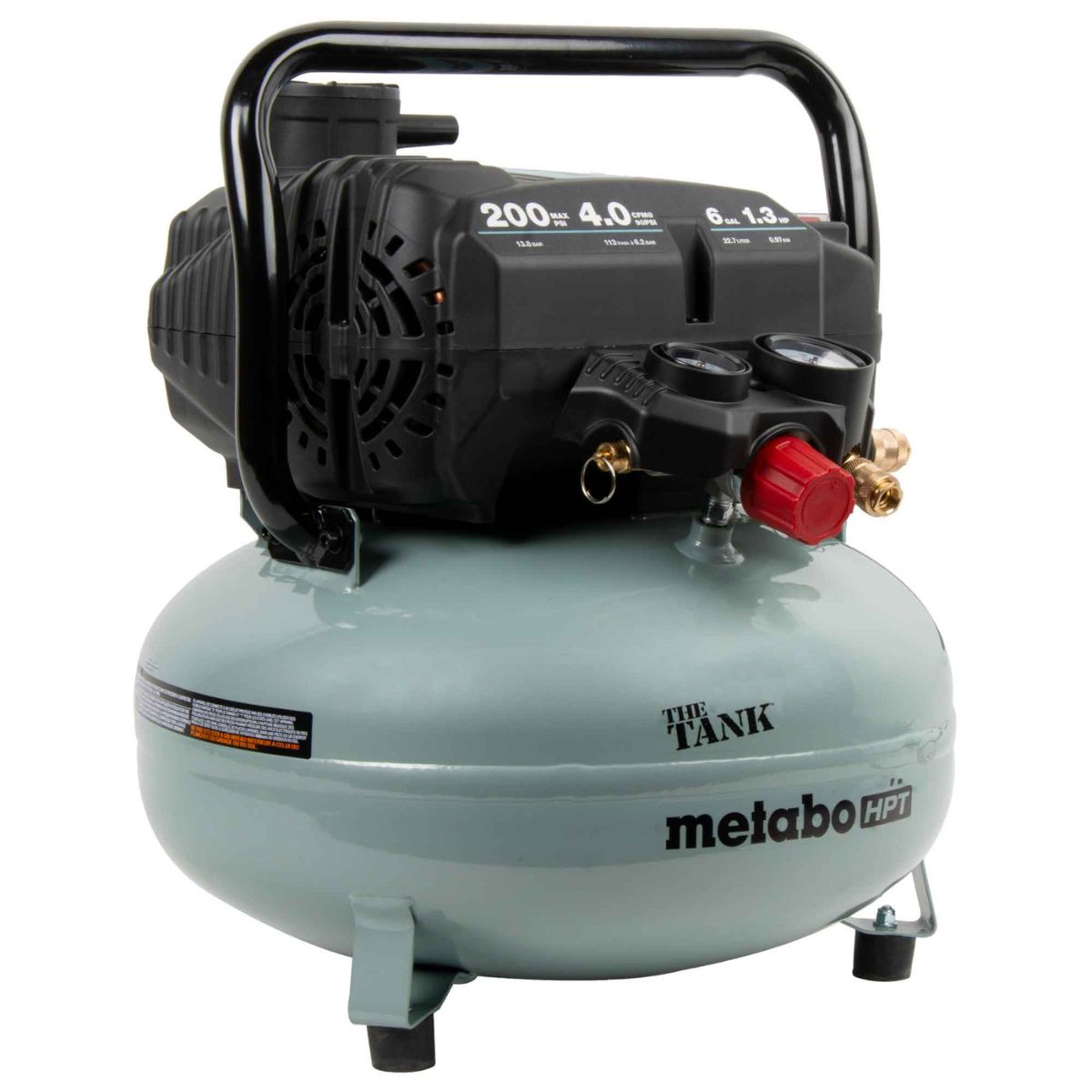 THE TANK 6-Gallon High Capacity Pancake Air Compressor | Metabo HPT EC914S
