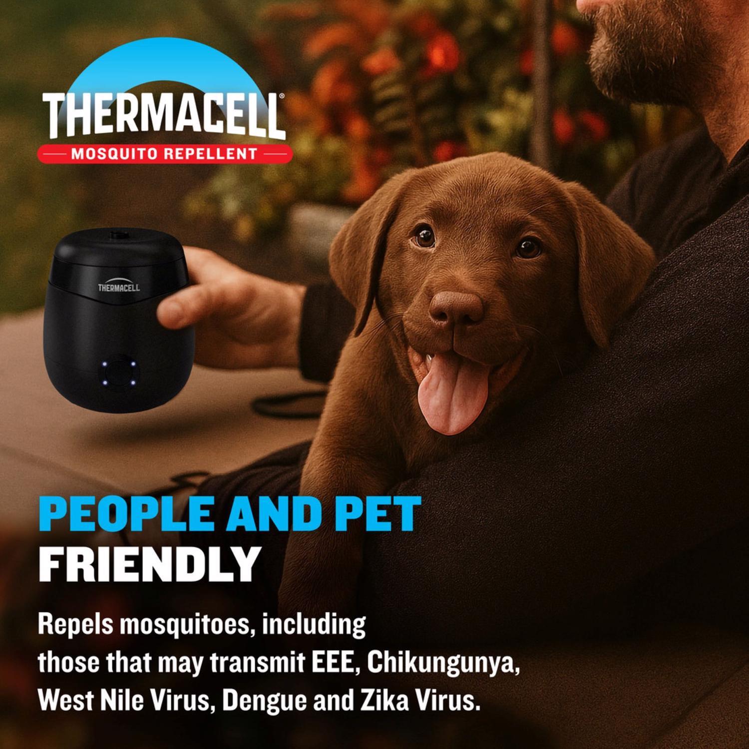 Thermacell E-ZoneGuard Patio Insect Repellent Device For Mosquitoes