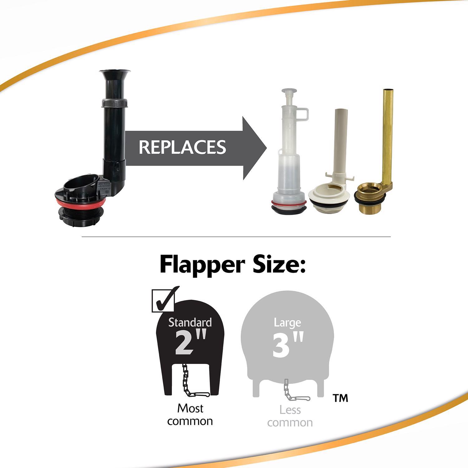 Korky Adjustable 2 in. Flush Valve Kit