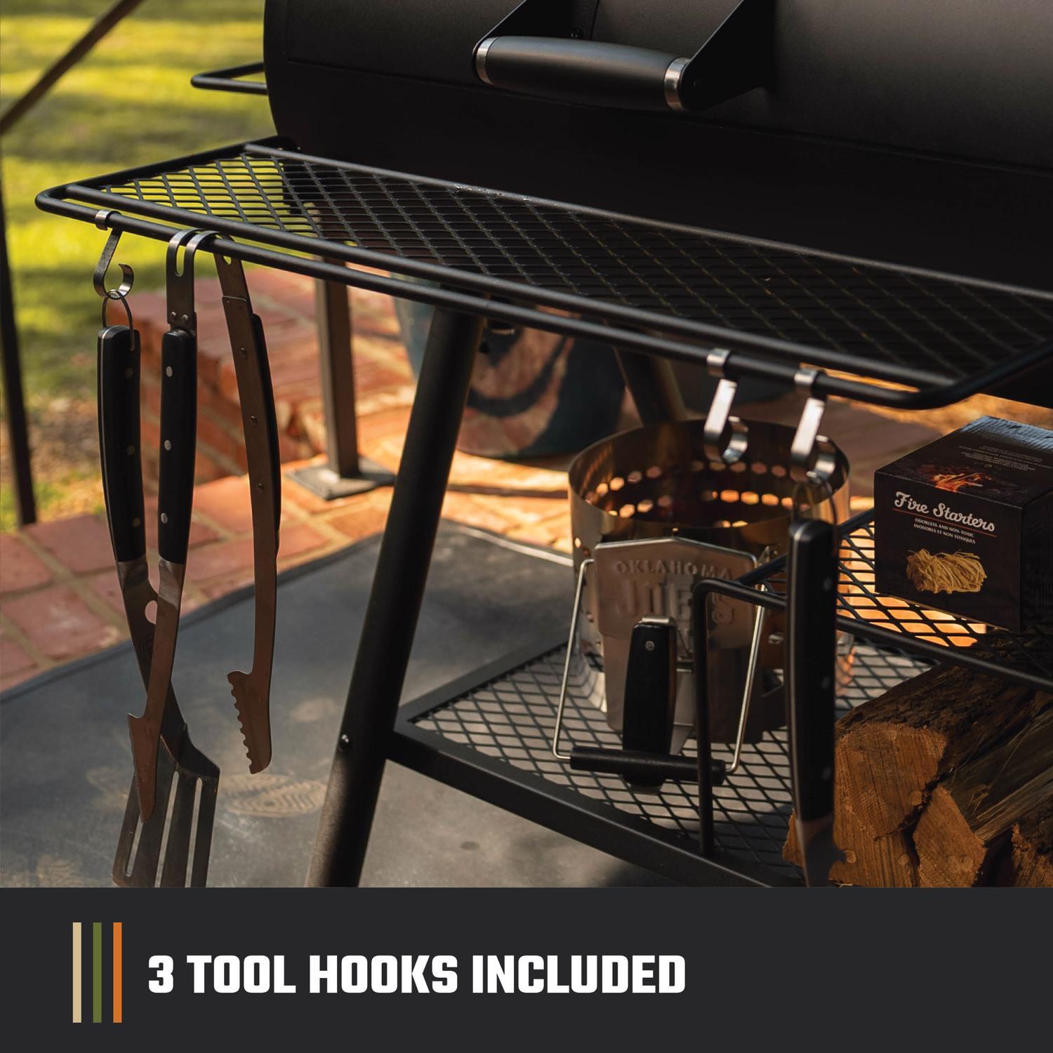 Oklahoma Joe's Highland Charcoal/Wood Offset Smoker Black