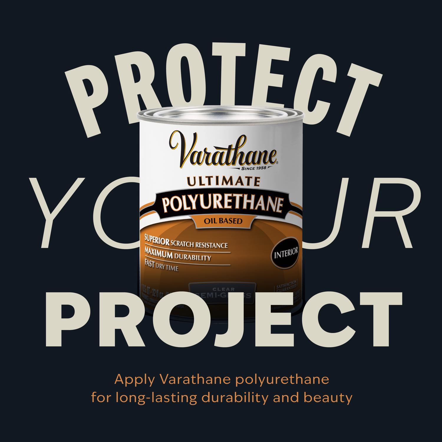 Varathane Premium Worn Navy Oil-Based Fast Dry Wood Stain 1 qt