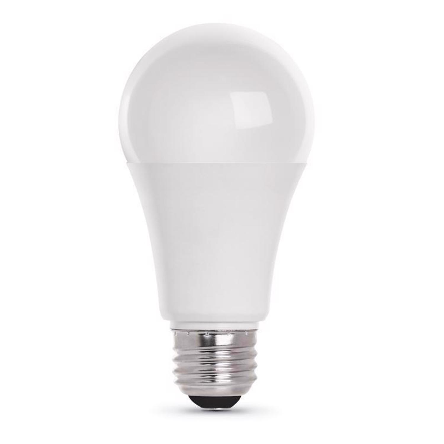 Feit A19 E26 (Medium) LED Bulb Soft White 100 Watt Equivalence 2 pk