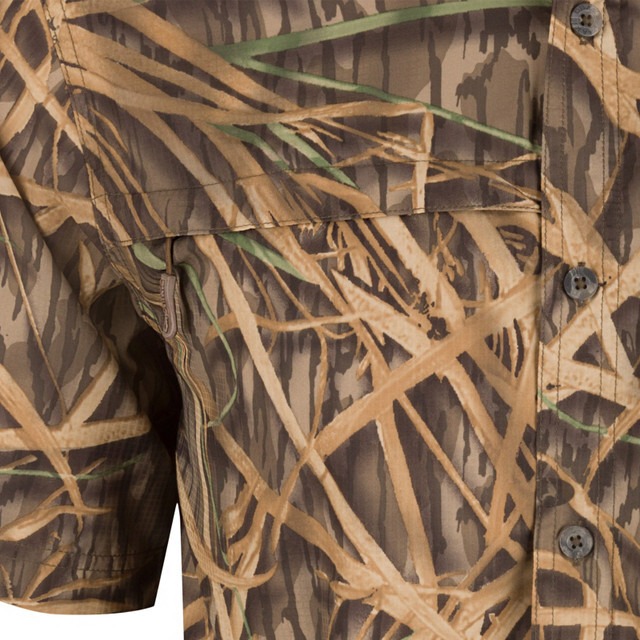 Drake 8-Shot Short Sleeve Flyweight Shirt Shadow Grass S