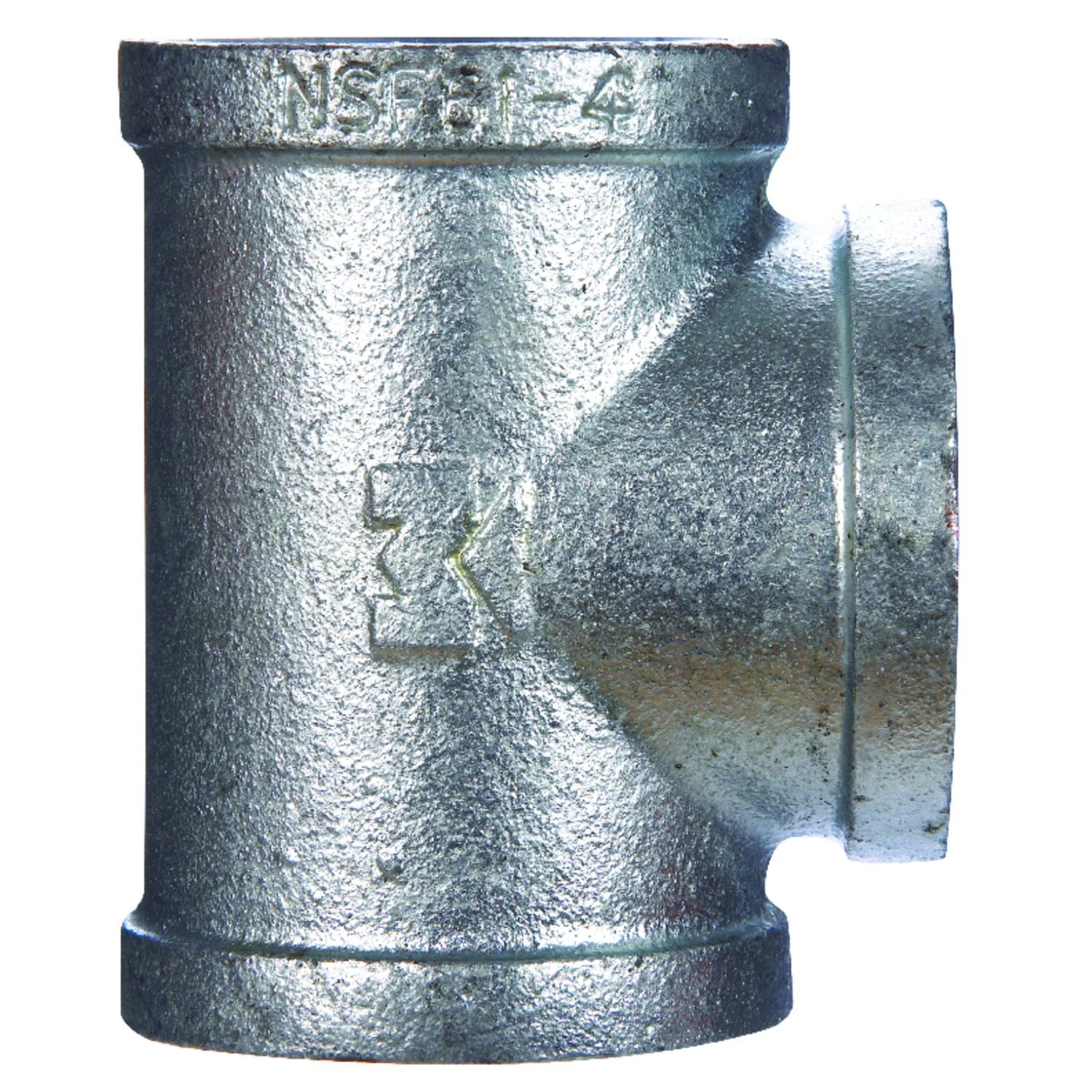 STZ Industries 3/8 in. FIP each X 3/8 in. D FIP 3/8 in. D FIP Galvanized Malleable Iron Tee