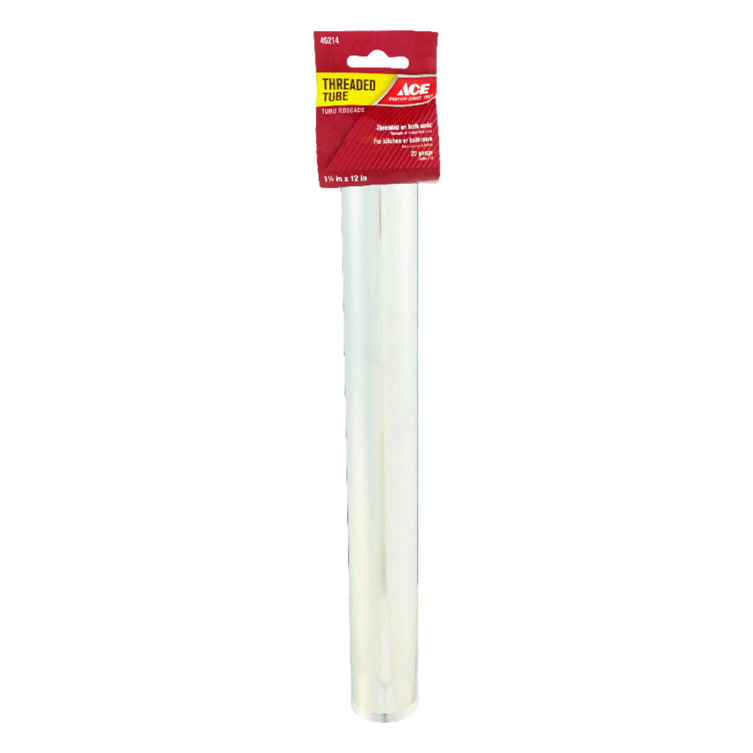 Ace 1-1/2in. D x 12in. L Brass Tube