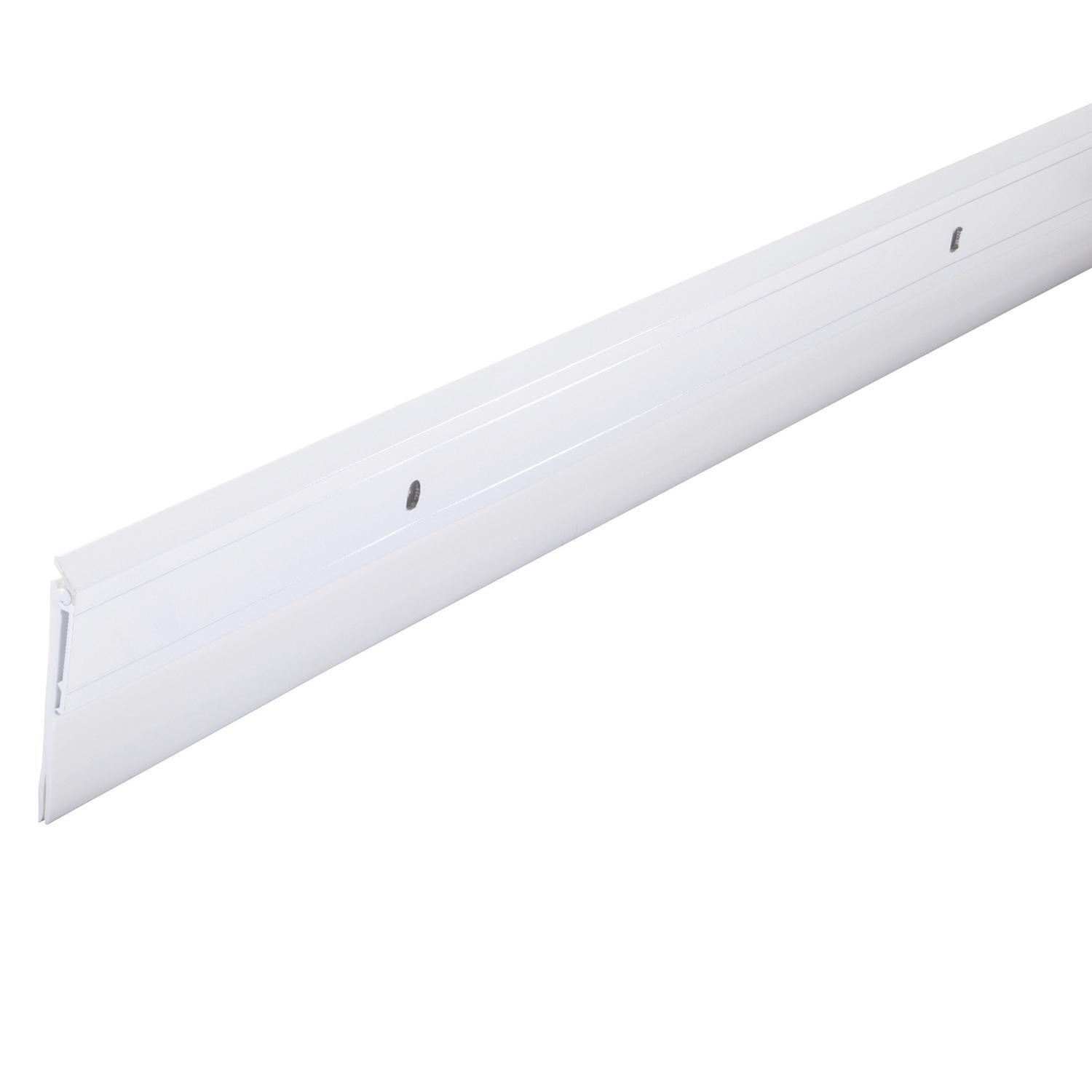 M-D Building Products White Aluminum/Vinyl Sweep For Doors 36 in. L X 2.13 in.