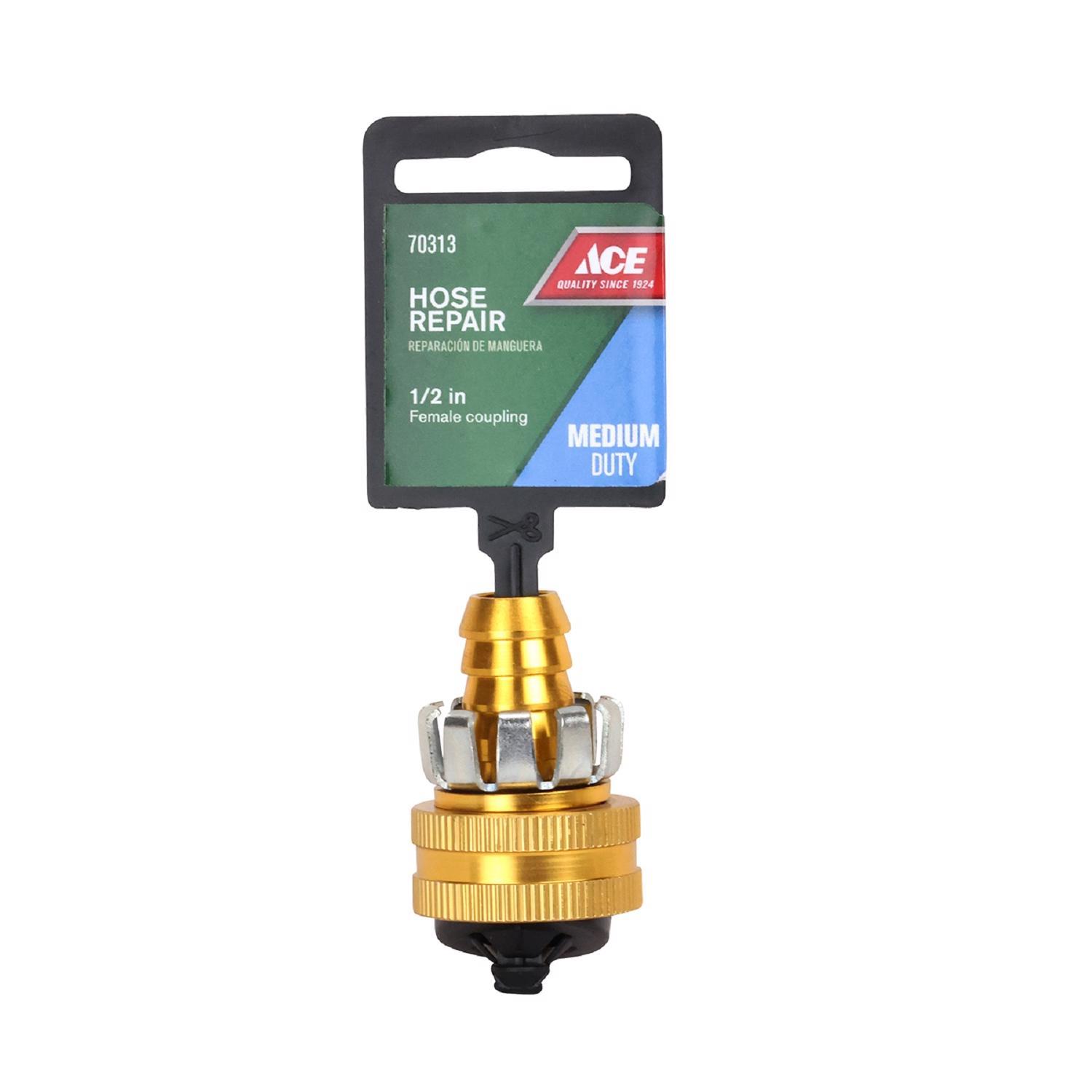Ace 1/2 in. Metal Threaded Female Clinch Hose Mender Clamp