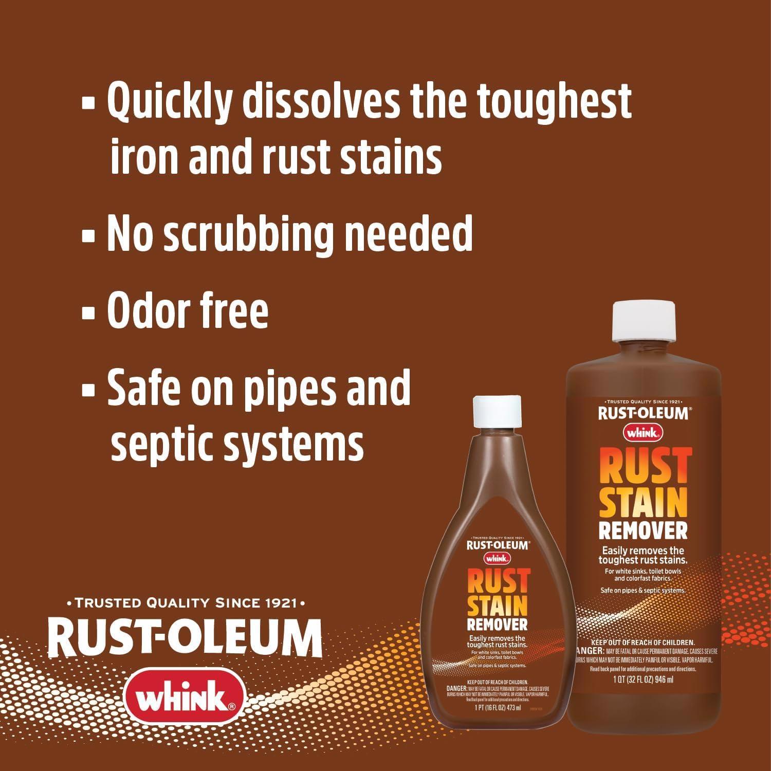 Whink No Scent Rust Stain Remover 32 oz Liquid