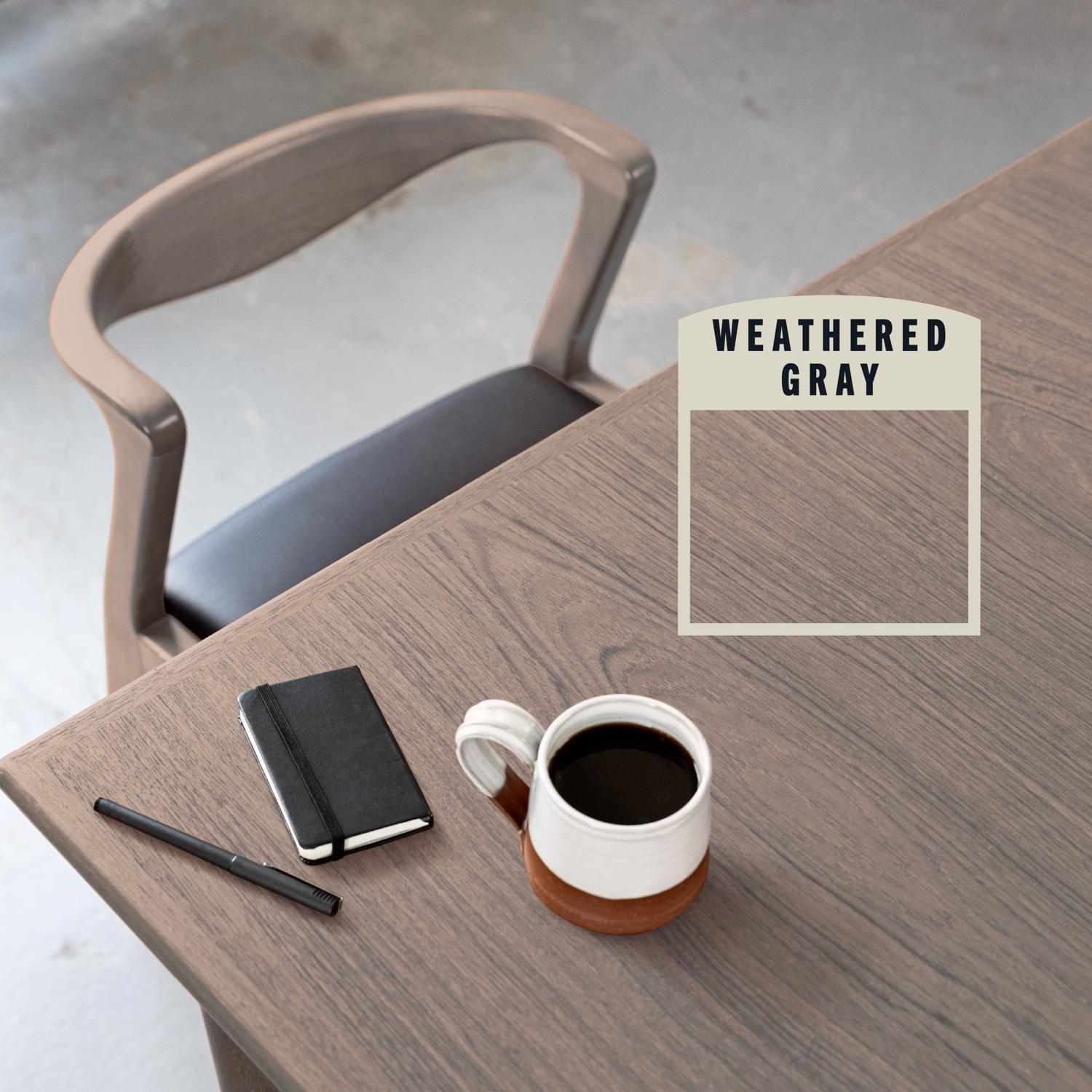 Varathane Premium Weathered Gray Oil-Based Fast Dry Wood Stain 1/2 pt